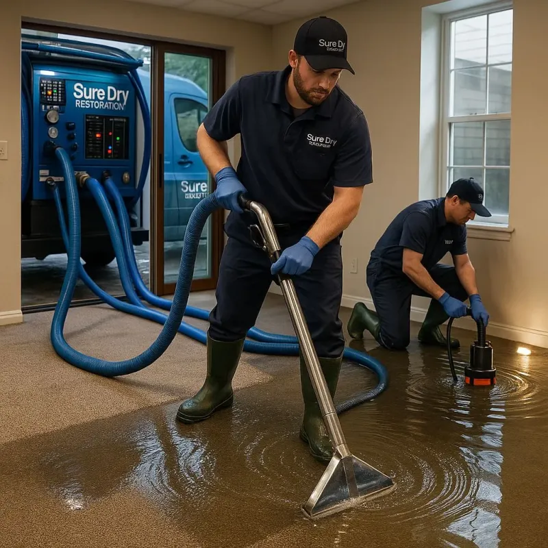 Water Extraction and Removal process in Encantada-Ranchito-El Calaboz, TX